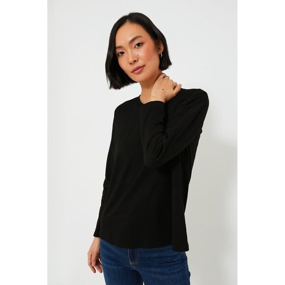 Tuckernuck Black Kayne Tee size M Medium Crew Neck Dropped Shoulder T-Shirt Boxy - Picture 7 of 7